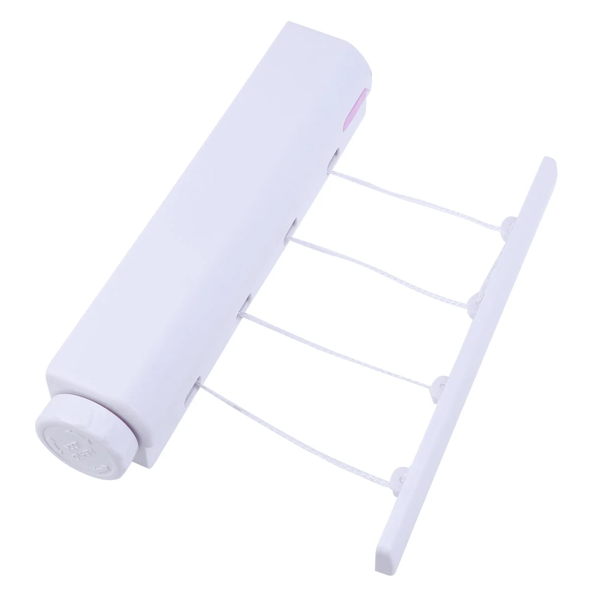 

Retractable Clothesline 4-Line Clothes Drying Rack Portable Laundry Dryer for Indoor and Outdoor Use (Random Color) Collapsible