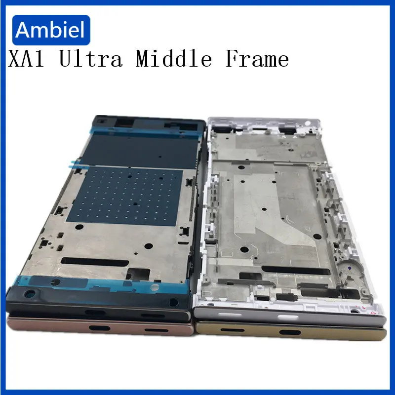 Средняя передняя рамка Корпус для Sony Xperia XA1 Ultra G3221 G3212 ЖК-экран держатель рамка запасные части