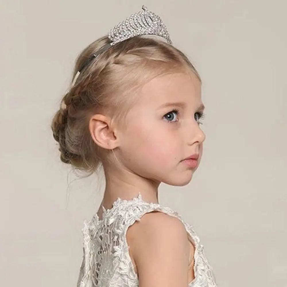

Children's Jewelry Hair Accessories Hair Clasp with Comb Hair Clips Princess Diamond Crown Hair Hoop Headband Headwear