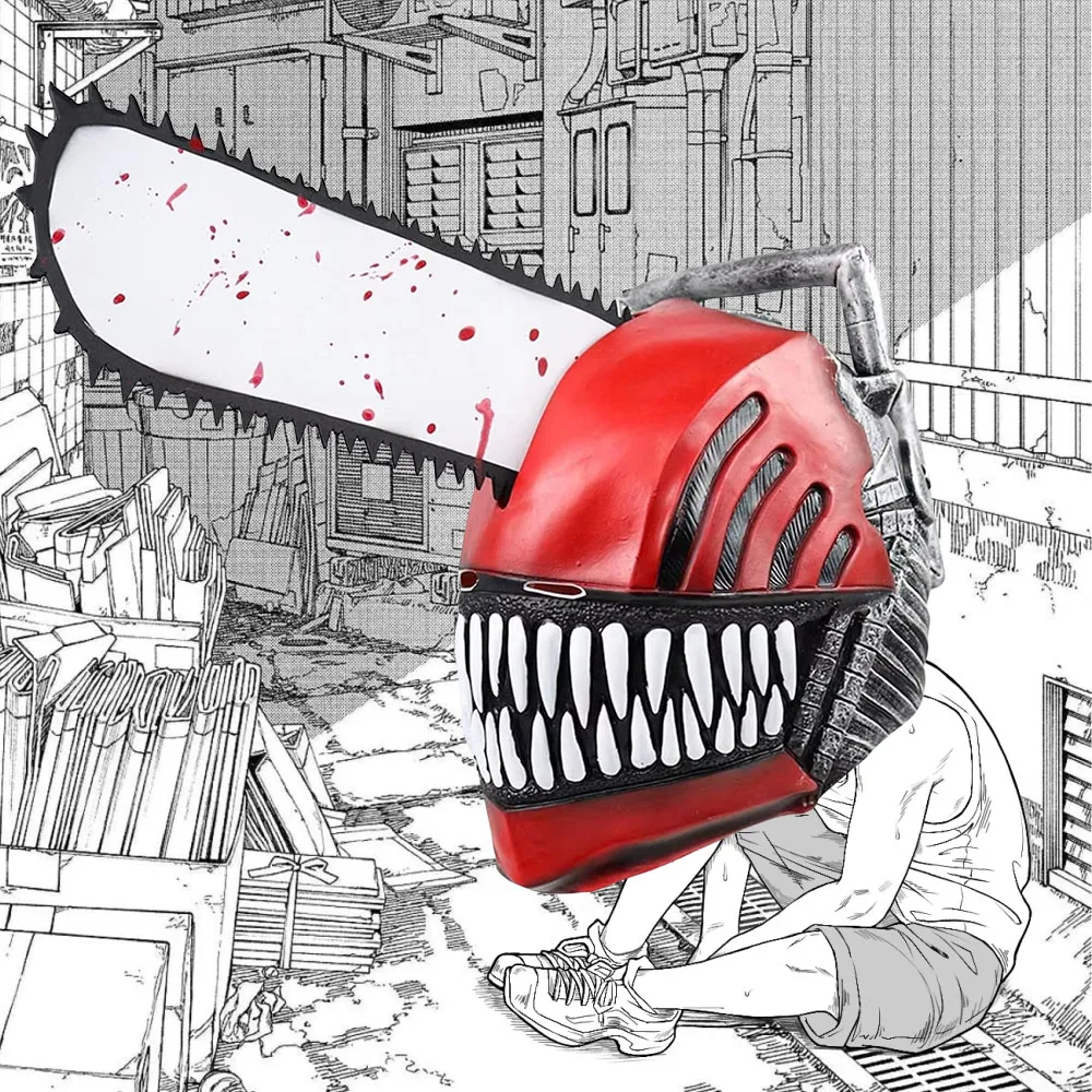 Латексная гарнитура с принтом в виде комиксов из фильма ужасы