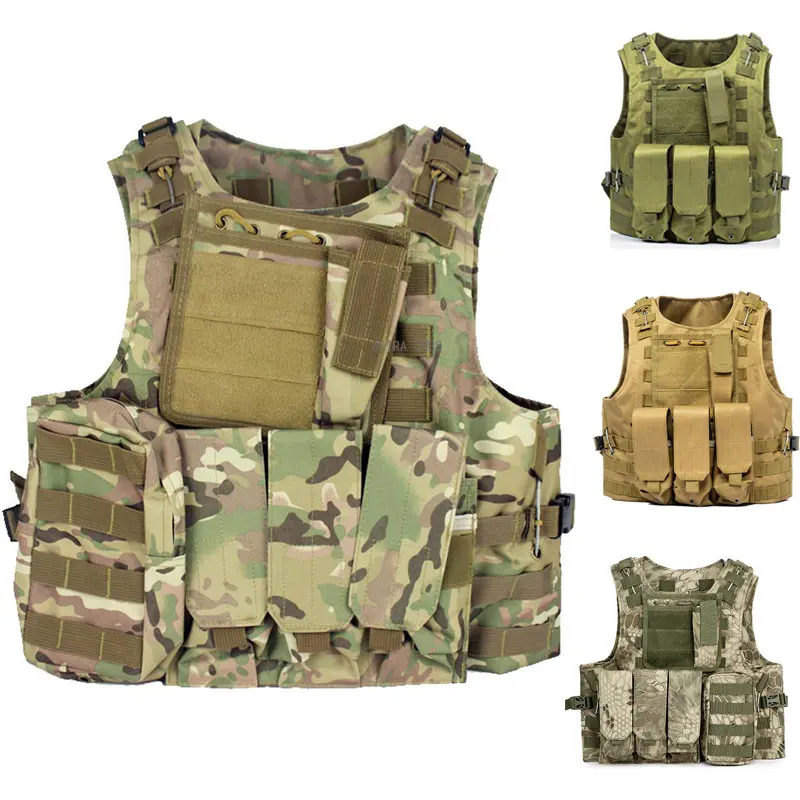 

Hunting Tactical Vest Cs War Game Airsoft Protective Molle Vests Combat Military Sports Outdoor Training Wearable Waistcoat