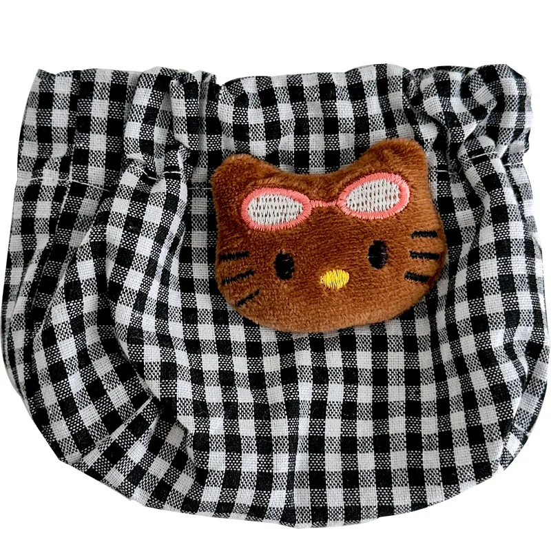 Kawaii Sanrio HelloKitty сумка для мелочей аниме мультфильм милая красота Ins девушка сердце