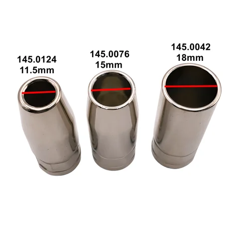 1 шт. 145.0124 145.0042 145.0076 MB 25 25AK Конический Conique Cylindrique Grip Газовая насадка Mig Mag Сварочная горелка Расходные материалы для сварщиков