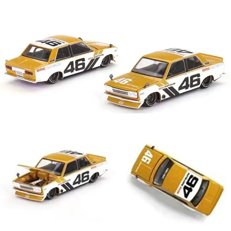 

Литый под давлением сплав масштаб 1:64 Kaido House GT 46 Модель автомобиля BRE коллекция игрушек для взрослых для мальчиков статическое демонстрационное украшение подарок сувенир