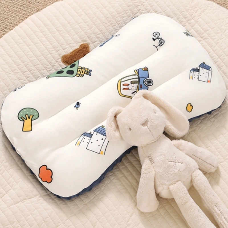 

Newborn Baby Pillow Kindergarten Pillows Washable Nursery Bedding Supplies Shower Gift for 1-6Y Infants and Toddlers