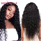 Парики из человеческих волос Miss Rola 4*4 на сетке, плотность 150%, предварительно выщипанные прямые перуанские парики из неповрежденных волос для чернокожих женщин