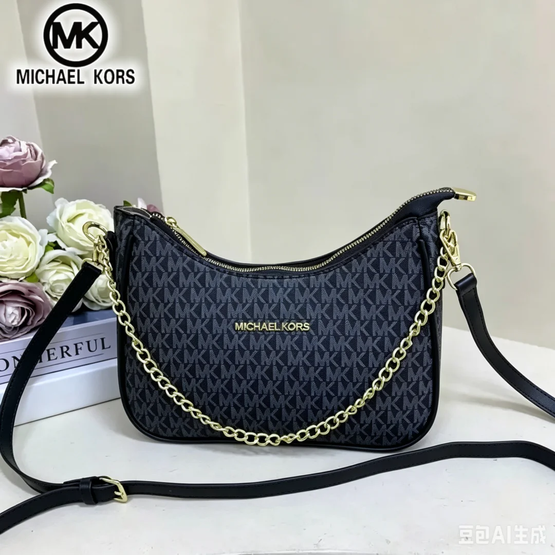 Фото Женская повседневная и модная сумка через плечо Michael Kors с цепочкой, универсальная сумка для переноски. №1
