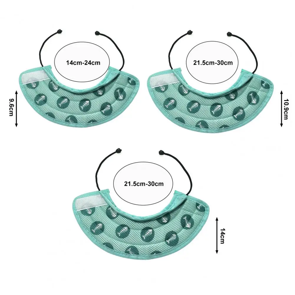Мягкий шейный ошейник для домашних животных дышащая сетчатая ткань анти-лизация