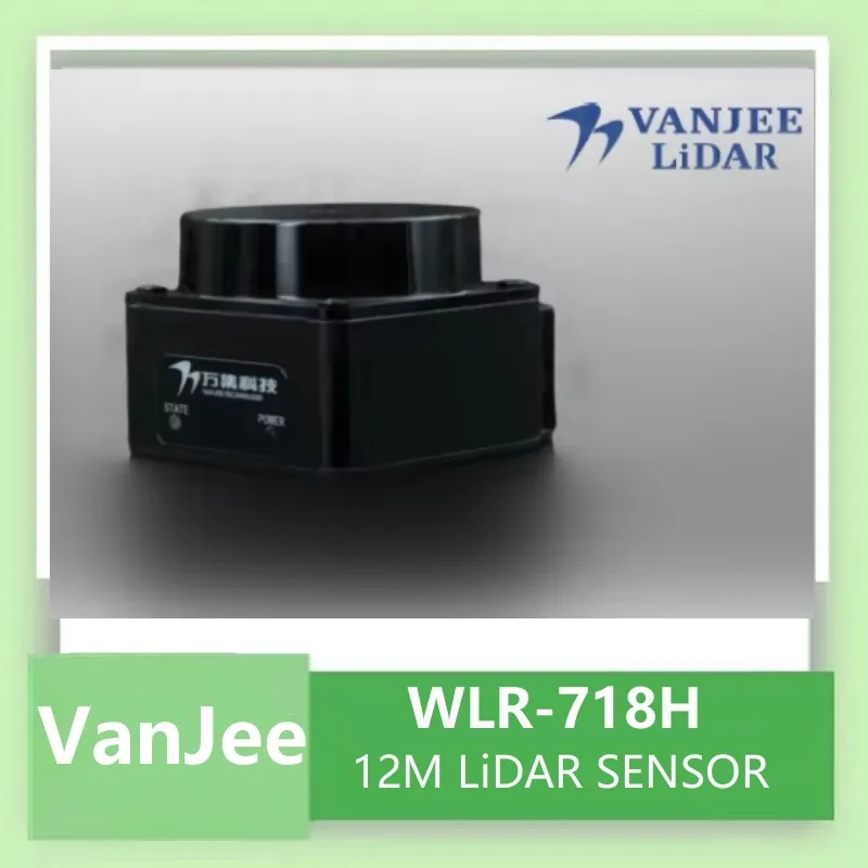 VanJee WLR-718H 12m 360 ° легкий защитный LiDAR I/O Защитная навигация для AGV/AMR беспилотных