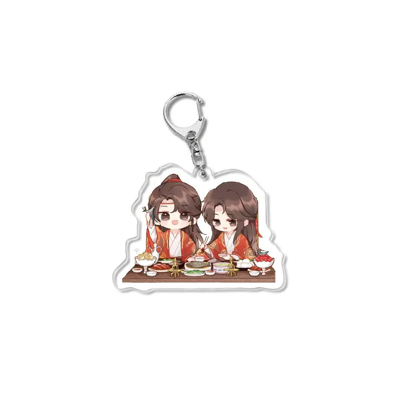 

Qiang Jin Jiu Peripheral Keychain 1-40 New Danmei Anime Characters Q Version Acrylic Pendant Accept Customization