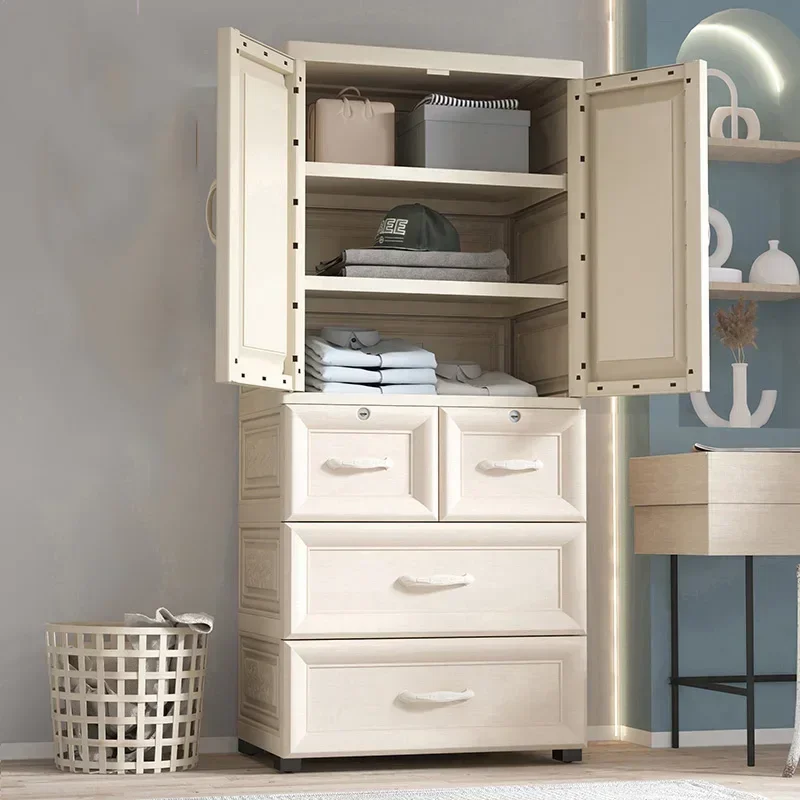 Пластиковый шкаф-гардероб уличная полка шкаф для хранения в спальне подлокотник