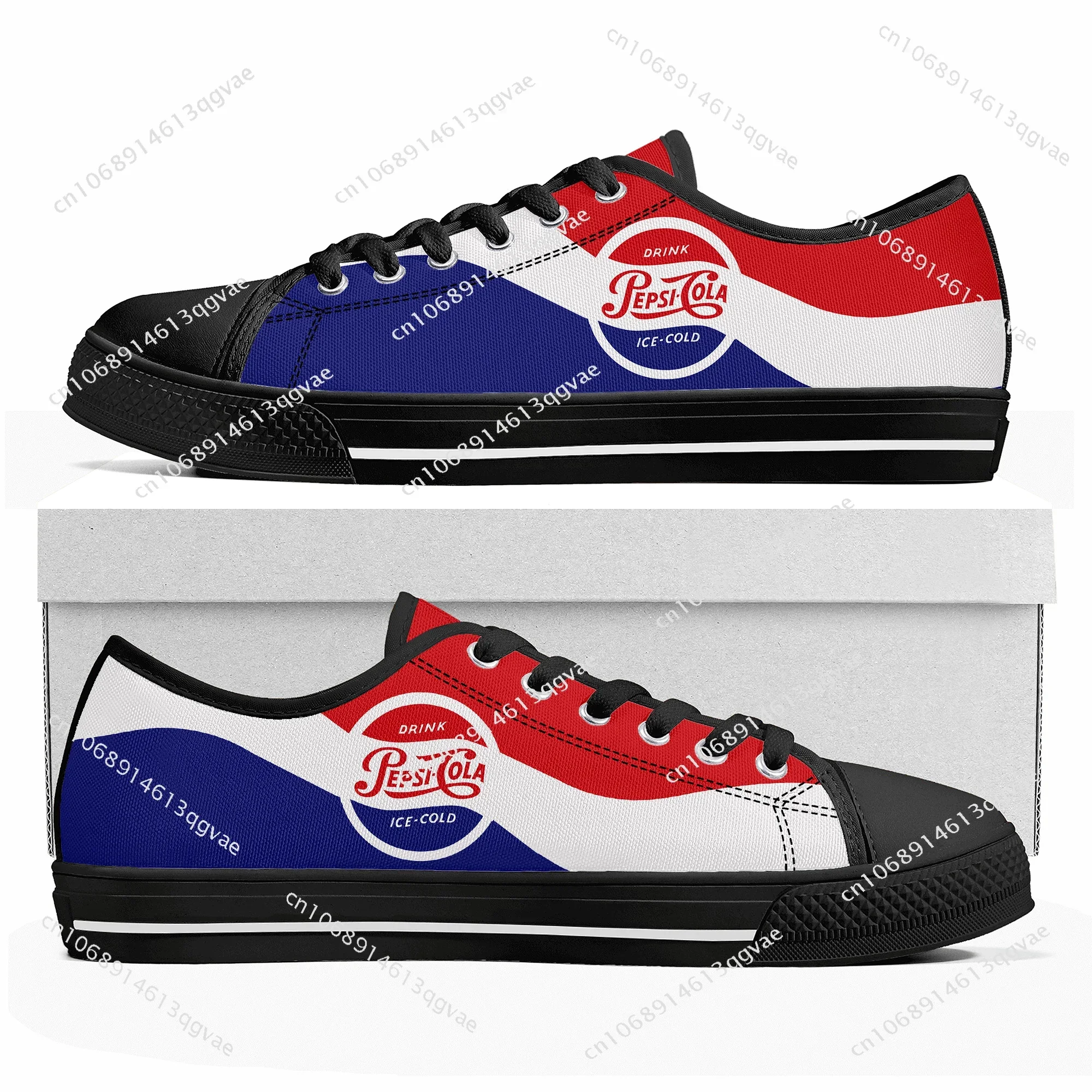 P-Pepsi-Cola низкие кроссовки высокого качества мужские женские подростковые туфли на