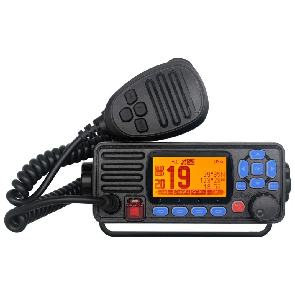 TSSD RS-509MG VHF Встроенный GPS коротковолновый трансивер IP67 Мобильная лодка Рация