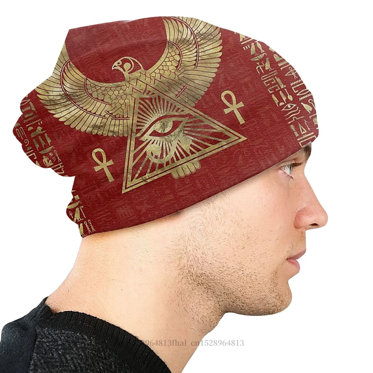 Шапка глаз Хоруса мужские шапочки шапка с египетской мифологией креативные