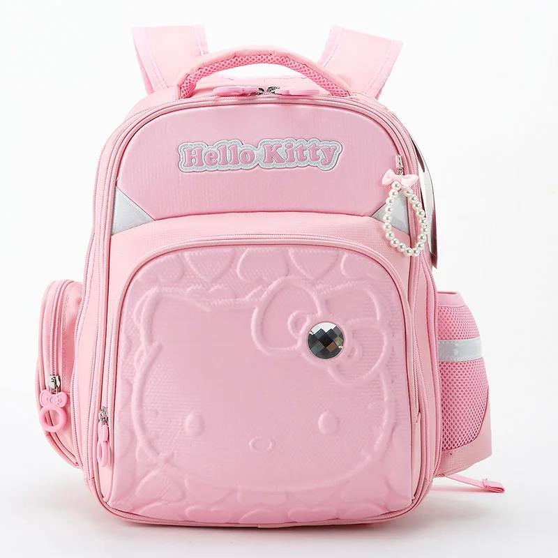 

Hellokitty Schoolbag Primary School Student Female Grade 1-3 Female Child Burden Reduction Spine Protection Cute Backpack