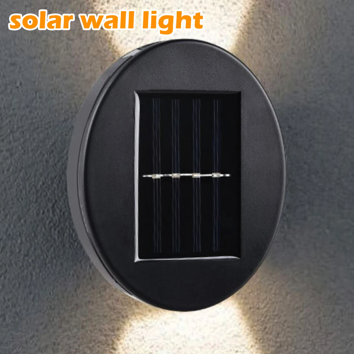 

Solar Wall Light Outdoor LED Solar Step Light Auto ON/OFF Solar Fence Light IP65 Waterproof Solar Down Lamp with Warm Light for