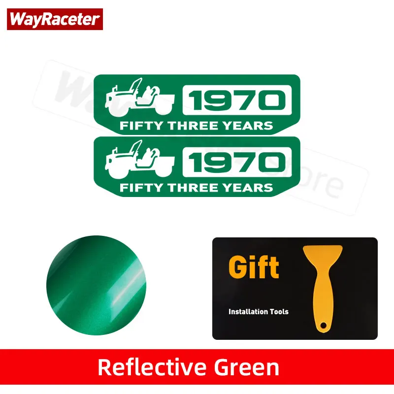 

2 шт. светоотражающая наклейка на боковое крыло, крыло, капот, багажник для Suzuki Jimny JB74 2018 + 2022 2023 2024, аксессуары