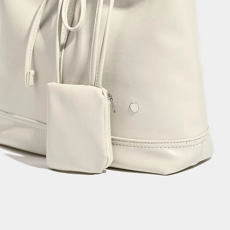 Вместительная модная сумка через плечо повседневная простая большая сумочка для