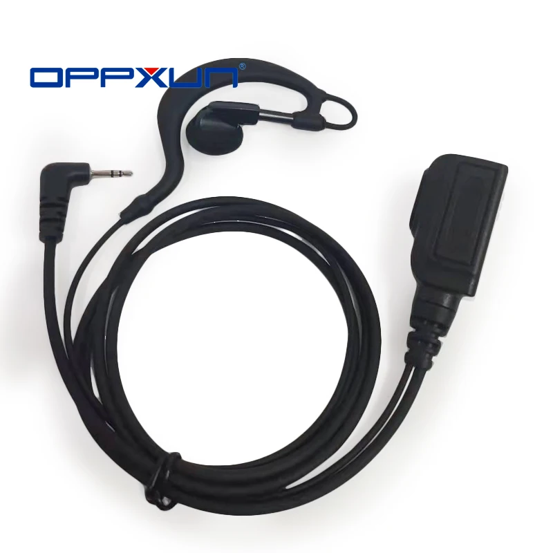 

FR50 FV200 T4500 T7 T5428 MD200R TYT TH-UV3R G Ear Hook Headset Earphone Dual PTT Mic for Ham Radio Motorola T5 Talkabout 270