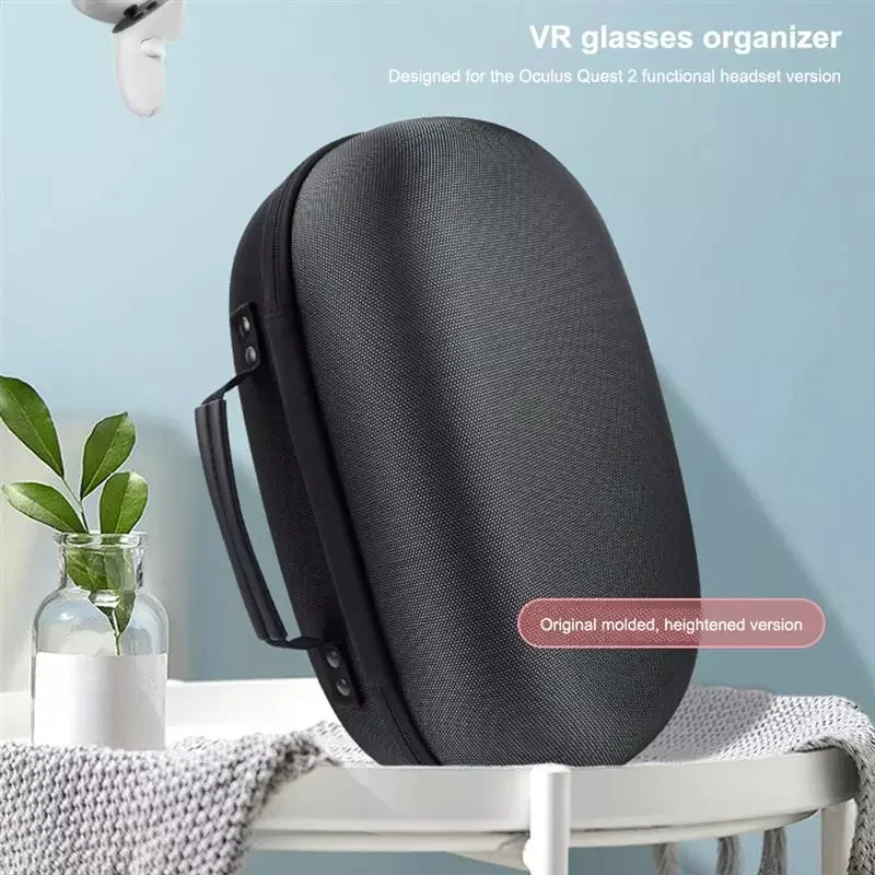 

Жесткий чехол Waterproo EVA для Oculus Quest 2, чехол с ремешком Halo для BOBOVR M2, дорожная сумка, аксессуары виртуальной реальности
