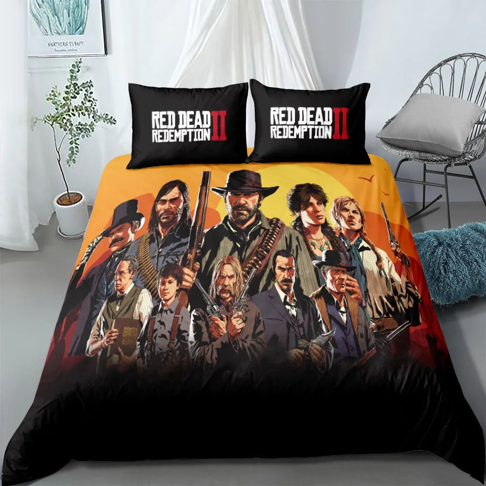 Комплект постельного белья West Cowboy для игр размера King/Queen/Double/Full/Twin/Single