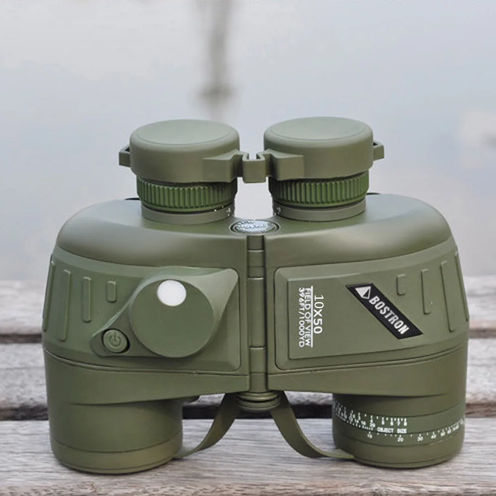 

Russian waterproof binoculars covered compass 10x50 military binoculars, stabilized rangefinder binoculars Telescope