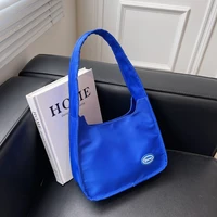 klein blue shoulder bag for women simple design ladies underarm bags fashion female casual small square tote purse and handbags