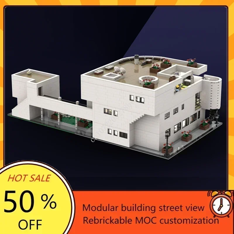 Фото Конструктор Saltzman House Modular MOC, 5128 деталей, архитектурная модель уличного здания, креативная сборная модель, развивающая игрушка, подарок №2