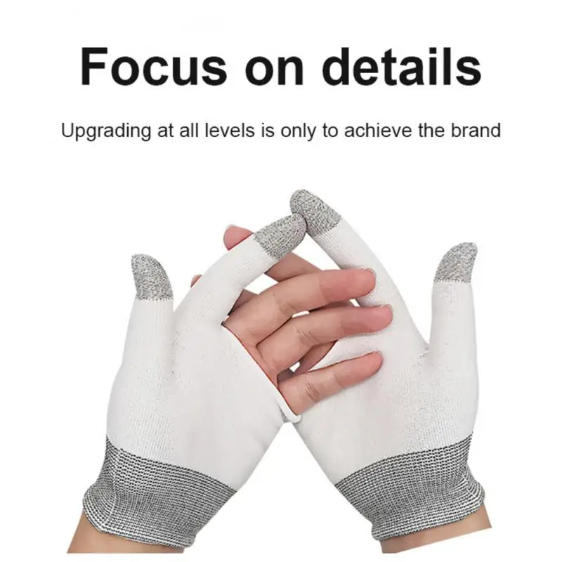 

Finger Cover Sensitive Portable Game Finger Cots Breathable Non-slip Game Gloves Gaming Accessorie Thumb Fingertip Sleeves