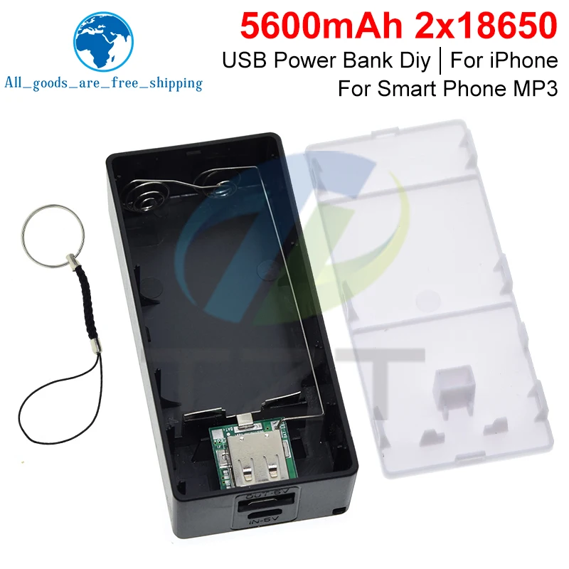 Фото 1/3 шт. 2X 18650 USB Power Bank чехол для зарядного устройства DIY коробка для iPhone для смартфона MP3 электронная мобильная зарядка QIY25 D3S №5