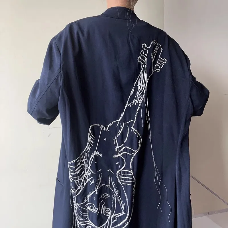 

Одежда в японском и корейском стиле Owen Yohji, мужской костюм большого размера, мужская одежда