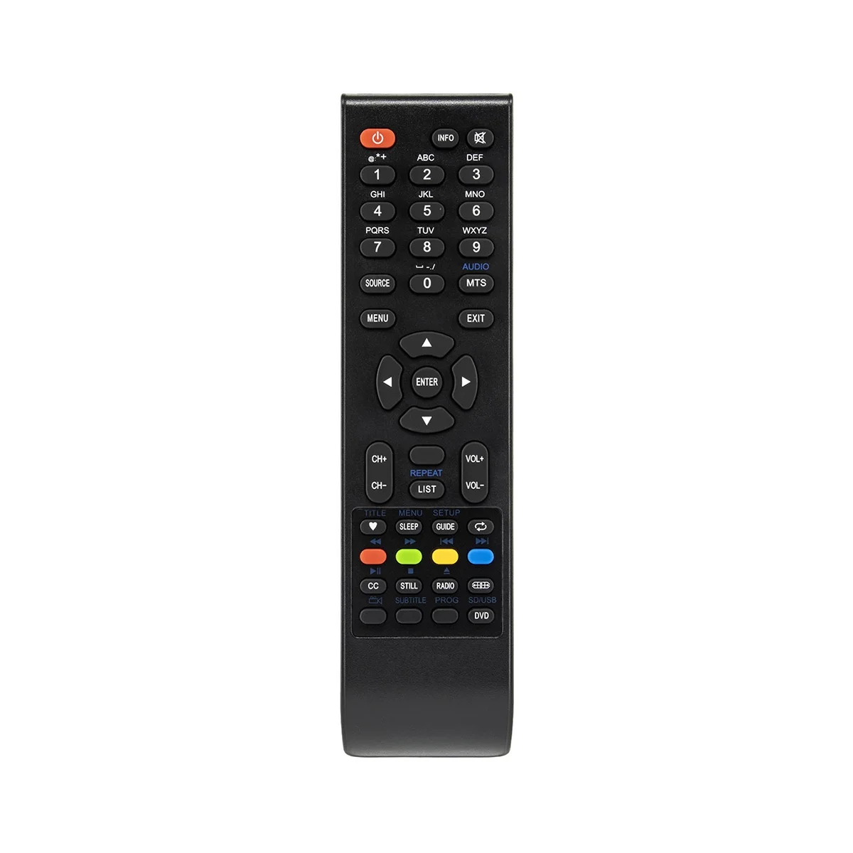 

Setting-Free Adaptation Replacement Remote Control Suitable for JSW GCBLTV21U-C5 TV Remote Control English