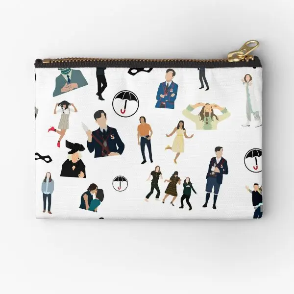 

Umbrella Academy Pattern Zipper Pouches Underwear Pocket Socks Wallet Coin Women Packaging Storage Pure Cosmetic Panties Key