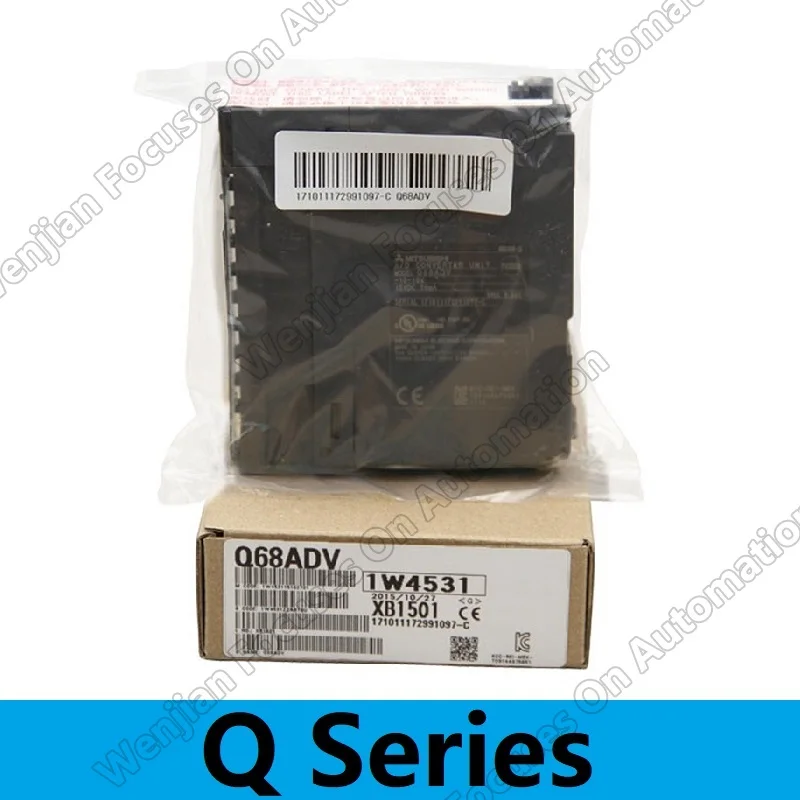 

Q68ADV Аналоговый с ПЛК Входной модуль q68adv A/D конверсионный модуль 8 каналов входное напряжение