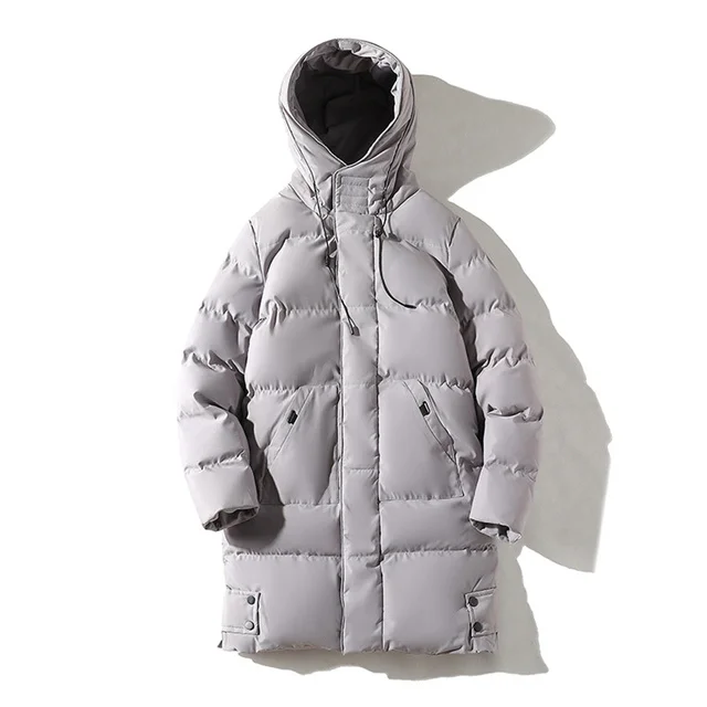 

Men's Long Coat Large Size 7XL 8XL Winter Cotton Padded Jacket Oversize Husband Hood Parka Outerwear Thick Warm Windbreaker Male