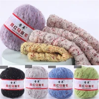 craft texture yarn hand knitted milk soft scarf knitting wool chunky crochet cotton yarn mohair wool