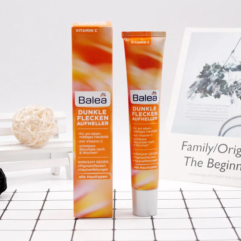 

Germany Balea Dark Spots Brightener VitaminC Cream 50ml Beautiful Face Skin Problem Solver Pigment Lightening Hyper Pigmentation