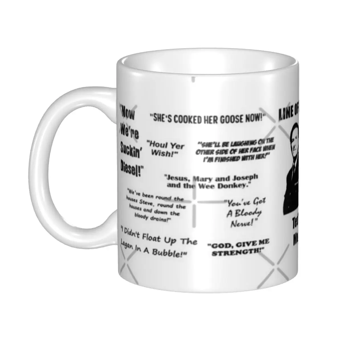 

Line Of Duty - Ted's Mug - Superintendent Ted Hastings Coffee Mugs work One Size juice Cup Eco-friendly ceramics