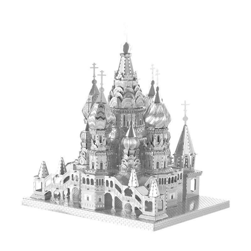 

Рождественский подарок, 3D металлическая сборка, фотосессия B22231, собор Vasily