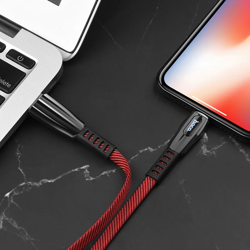 HOCO U70 Дата-кабель USB 2.1A для Apple 8-pin 1.2м | Мобильные телефоны и аксессуары