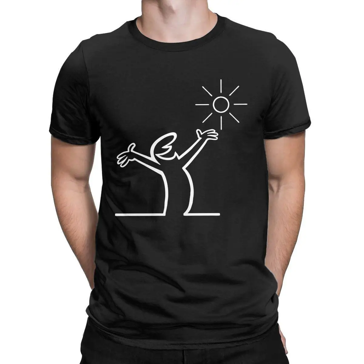 Fun Lineman Summer Sun T-Shirts Men Round Neck 100% Cotton T Shirt Badum Linus Lineman Short Sleeve Tees 6XL Tops
