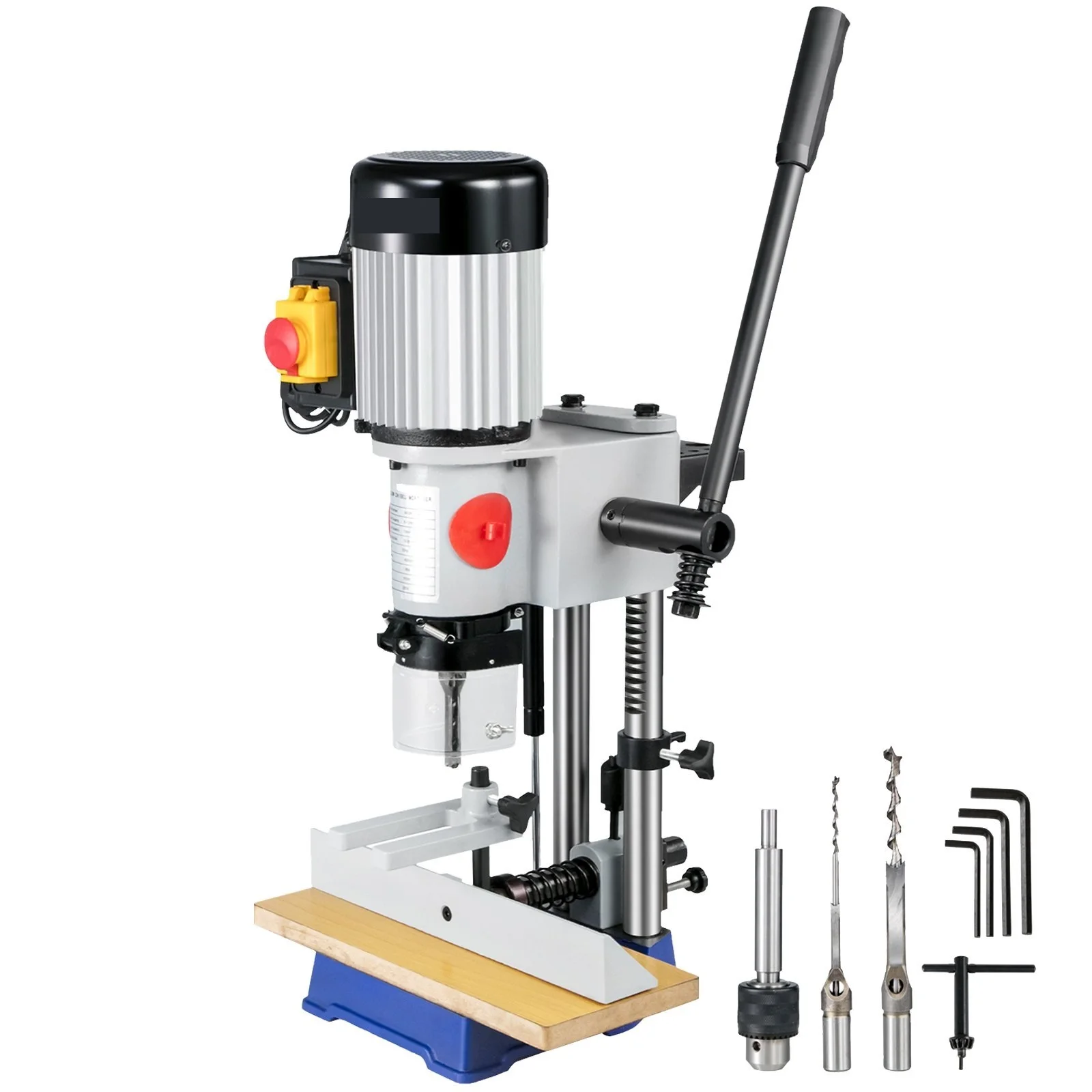 

Woodworking Mortise Machine 3/4 HP Powermatic Mortiser With Chisel Bit Sets Benchtop Mortising Machine 750W Square Tenon Machine