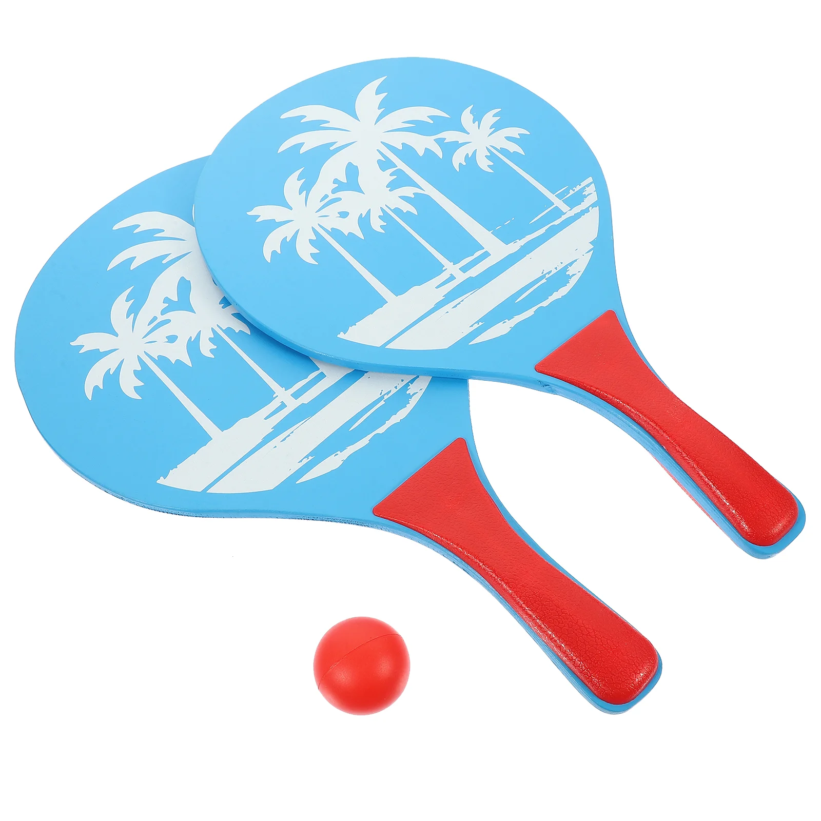 

1 Set of Creative Beach Racket Ball Game Kit Portable Beach Ball Rackets with Ball
