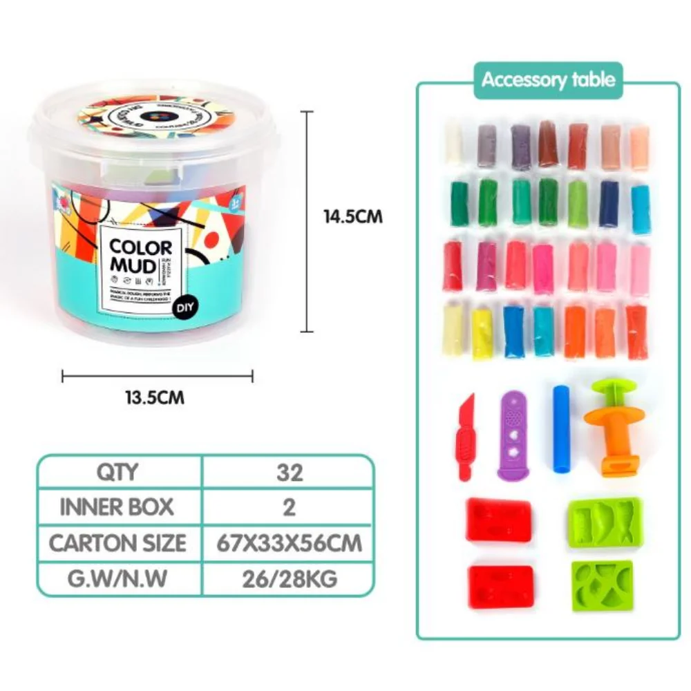 

Суперсветильник Кая глина «сделай сам», мягкая глина для детского обучения, подарки на день рождения