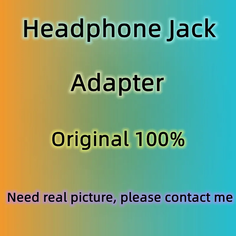 

10pcs/lot Original 100% Quality For Headphone Jack Adapter With i 7 8 Plus X Xs Max 11 12 Pro Max
