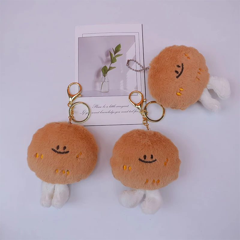 Милый забавный плюшевый брелок для ключей в виде маленького картофеля подвеска