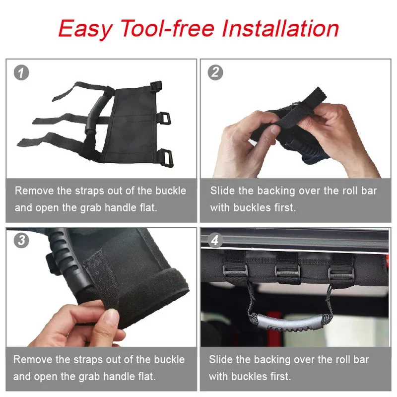 4x4WD подлокотник верхние поручни ручка тянущая вкладка крепление для Jeep Wrangler CJ TJ JK