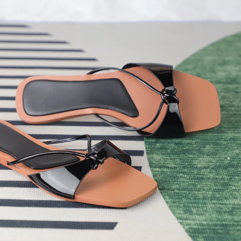 2023 Women Slides Open Toe Sandals Walking Solid Women Shoes Hollow Beach Female Slippers Holiday Flip Flops Chaussure Femme