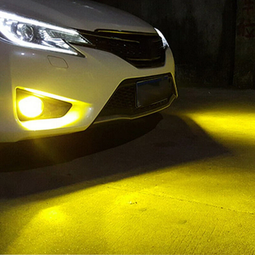 

Fog Lights Light Bulbs 100W LED 2pcs Car Accessories H4 6000K-6500k Headlight Light Universal Fitment Replacement