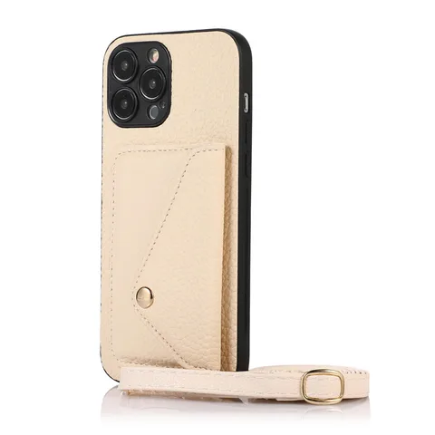 Роскошный кожаный чехол-кошелек с ремешком через плечо для IPhone 14 13 11 12 11pro 14pro Max 12mini X Xr Xs, чехол для телефона с держателем для карт